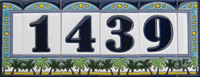 Palm Tree Number Tiles